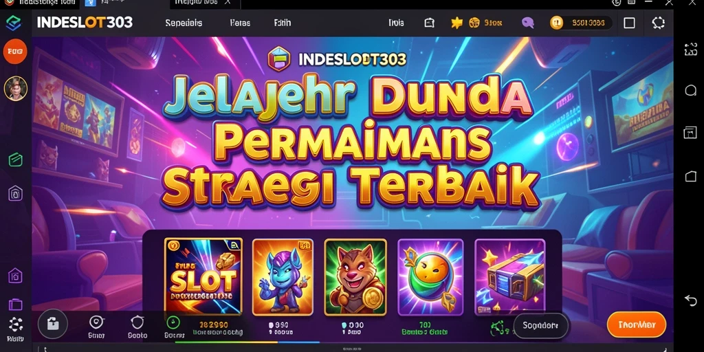 Tampilan gameplay menarik dari INDESLOT303 dengan slot strategis.
