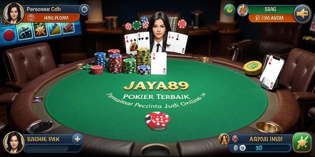 Screenshot JAYA89 menampilkan gameplay Poker yang menarik dan kompetitif.
