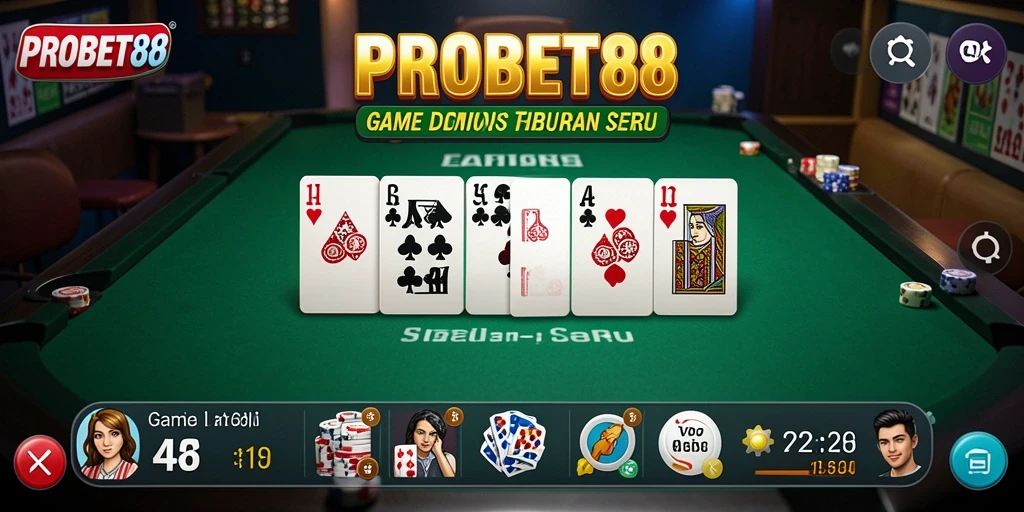 Gameplay seru PROBET88 dengan desain menarik dan pemain yang berkompetisi.